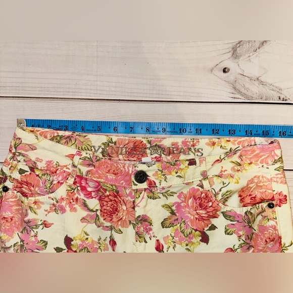 Floral Print Pants Vanilla Star Size 6 
Spring Summer Church Office Lightweight - Picture 3 of 7